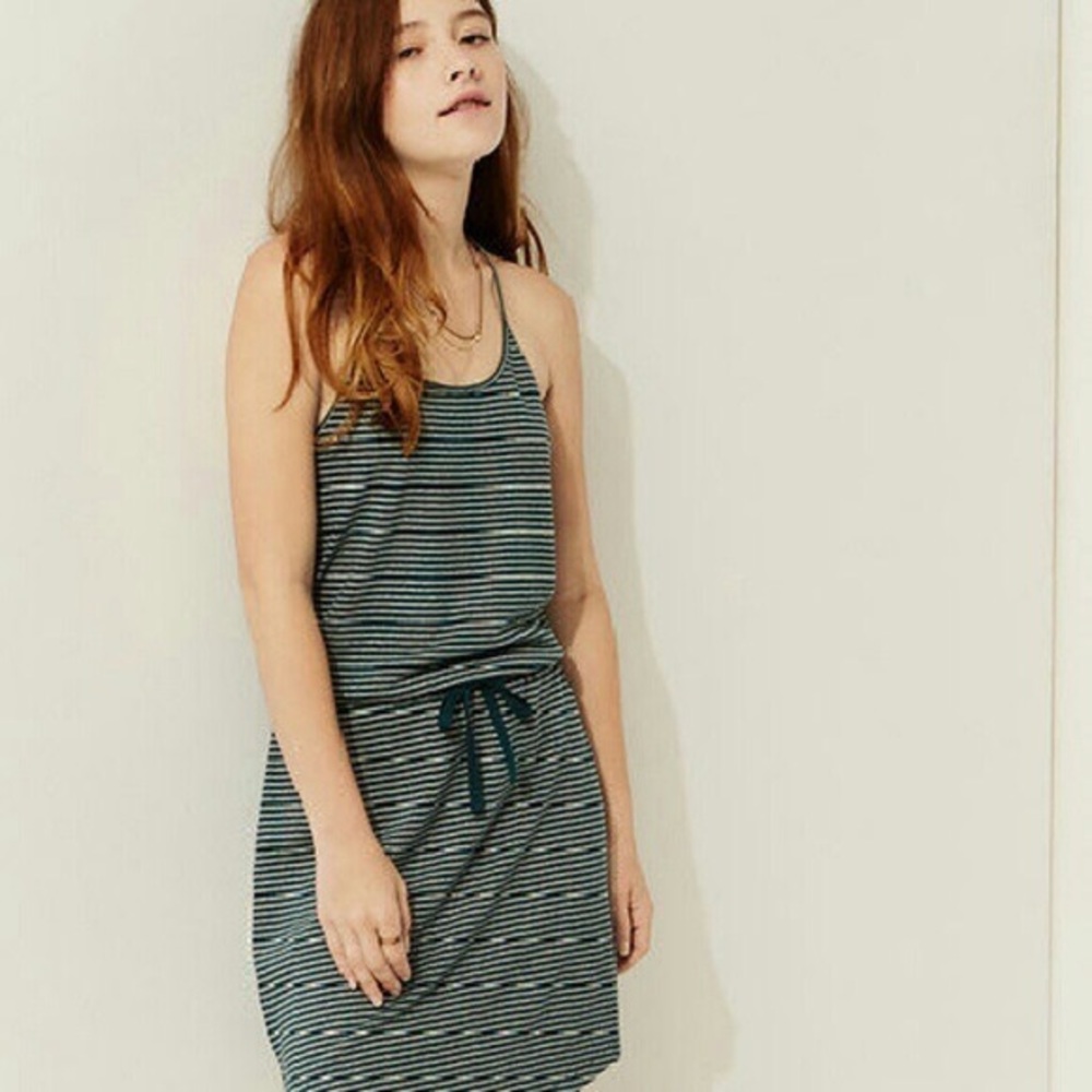 Lou & Grey stripe racer back dress